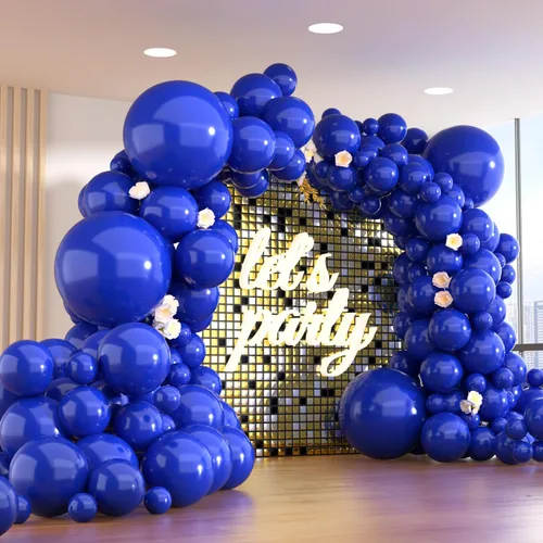 Vista 8 de Paquete de 150 globos de color blanco arena de diferentes tamaños, 18, 12, 10, 5 pulgadas, kit de arco de guirnalda de globos de fiesta de Sand White