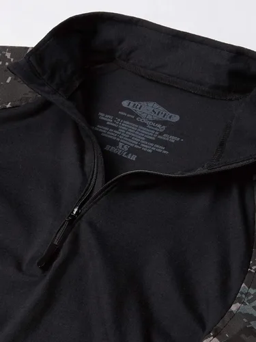 Vista 2 de Tru-Spec T.r.u. - Camiseta de combate para hombre Camiseta de combate con cremallera de 14.