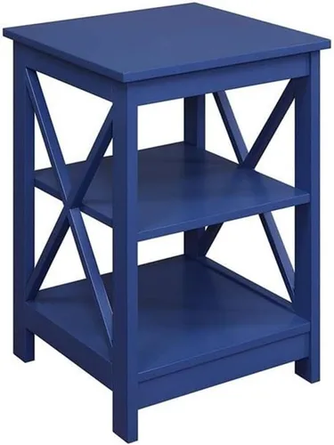 Vista 16 de Convenience Concepts Oxford Mesa Final de 15.75" - Mesa moderna de sala de estar con estantes de almacenamiento, mesa auxiliar de noche transicional