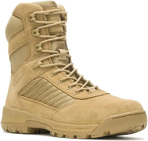 Vista 2 de Bates Botas tácticas deportivas 2 altas con cremallera militar y táctica para hombre