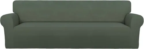 Vista 69 de PureFit Funda súper elástica para sofá reclinable con bolsillo, funda de sofá suave y antideslizante de elastano, lavable, protector de muebles