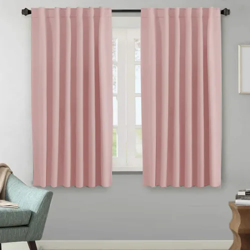 Vista 147 de H.VERSAILTEX Cortinas Opacas con Aislamiento Térmico, Paneles de Tratamiento de Ventanas que Oscurecen la Habitación, Cortinas Opacas para Sala
