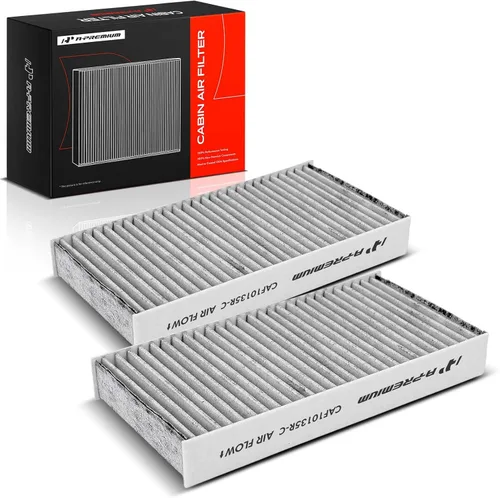 Vista 9 de A-Premium Filtro de aire de cabina de 2 piezas con carbón activado compatible con modelos Honda y Acura: Civic (01-05), CR-V (02-06), Element