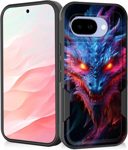 Vista 93 de Funda para Pixel 7a, resistente de doble capa híbrida de policarbonato duro de goma suave a prueba de golpes para Google Pixel 7A 6.1 pulgadas