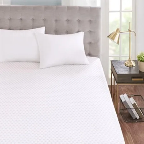 Vista 3 de Sleep Philosophy - Protector de colchón de espuma viscoelástica con gel, apto para todas las estaciones, lujoso e hipoalergénico