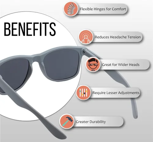 Vista 2 de Got Shades Wholesale Bulk Unisex 80's Retro 100% UV Sunglasses for Adults - 10 Pack - wFlex Hinges