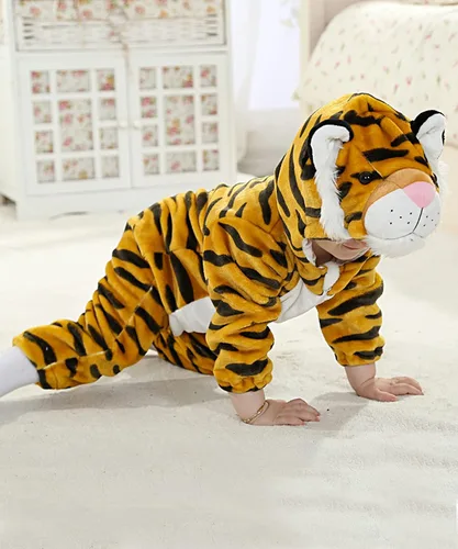 Vista 4 de Disfraz unisex de franela para bebés y niños pequeños