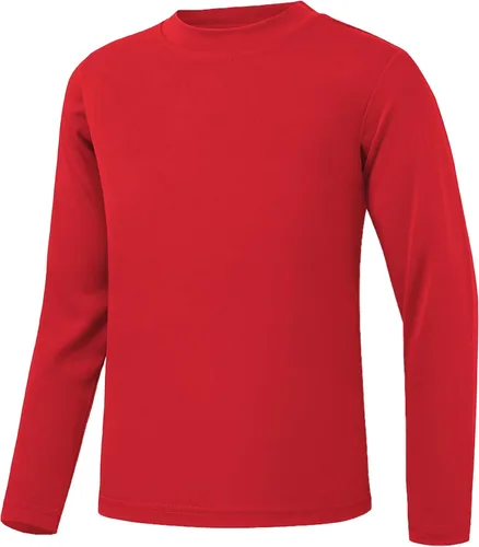 Vista 2 de QBK 4T to Youth - Camiseta de neón para niños, UPF 50+, ajuste seco, atlética, de manga larga, para niños y niñas
