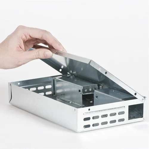 Vista 3 de Victor Tin Cat M310SSR - Trampa para ratones vivos de captura y liberación para interiores y exteriores - M310SSR - Captura humanamente ratones - 2