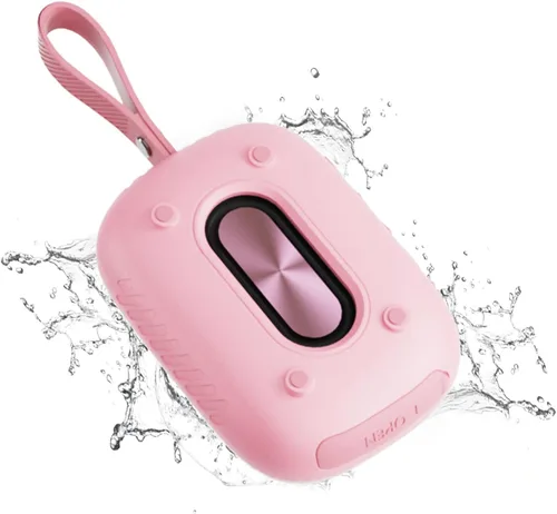 Vista 8 de Altavoz Bluetooth impermeable para ducha, duradero y portátil con sonido claro, ideal para ducha, piscina, playa y kayak, BT 5.3 - Negro