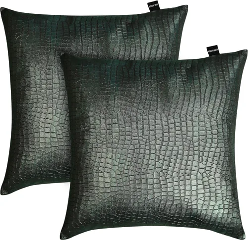 Vista 132 de Funda de almohada de piel de cordero – Funda de cojín decorativa para sofá – Fundas para sala de estar y dormitorio, 22 x 22 pulgadas – Paquete de 2