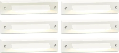 Vista 10 de GKOLED Paquete de 2 luces LED lineales de bajo voltaje de 9-15 V CA/CC, luz de escalera de corte de paisaje de 2 W, accesorios de iluminación