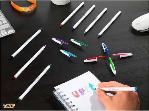 Vista 2 de Bic Cristal Up - Bolígrafo negro, 20 unidades (paquete de 1)