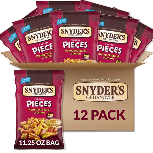 Vista 10 de Snyder's of Hanover Pretzel Pieces, ala de búfalo caliente, 11.25 onzas (paquete de 12)