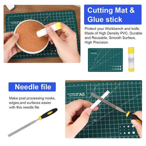 Vista 6 de Kit de herramientas para impresora 3D KuanStore, accesorio para impresión 3D con 55 piezas incluye herramienta de desbarbado, calibre, juego