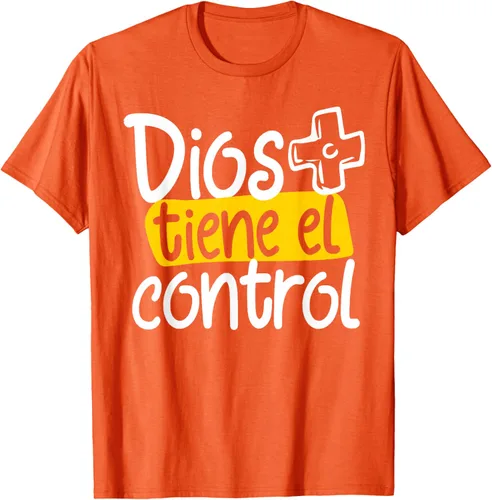 Vista 47 de Regalo Cristiano En Español Christian Spanish Dios Tiene Con Camiseta, Negro