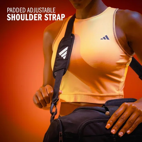 Vista 5 de adidas Defender 5.0 - Bolsa de lona duradera para deportes, gimnasio y viajes