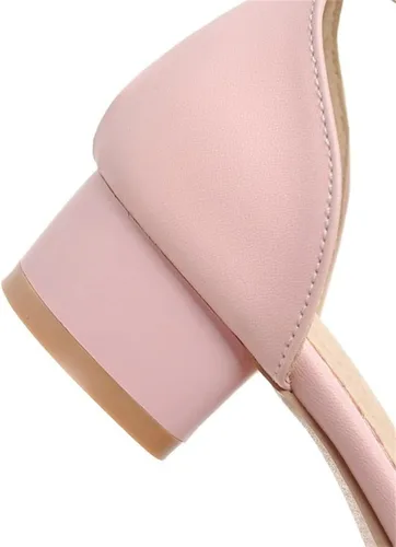 Vista 5 de Sandalias para niñas, zapatos de vestir Mary Jane, zapatos de tacón bajo, tacón bajo, fiesta de flores, escuela secundaria, baile de graduación