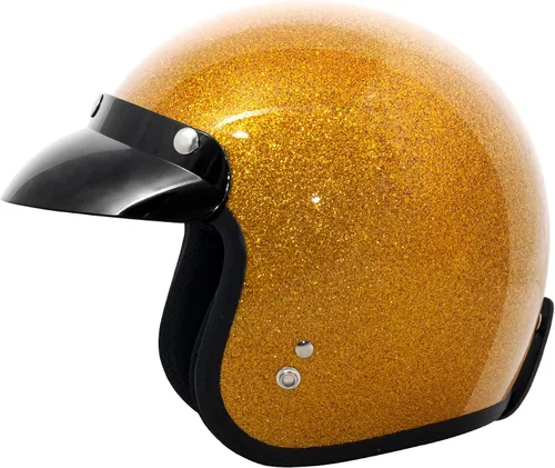 Vista 16 de VCAN Casco de motocicleta V85C 3/4 de cara abierta aprobado por DOT