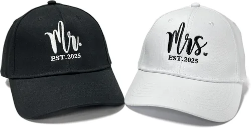Vista 14 de Hepandy Mr Mrs Mom Dad Captain First Mate Mama and Mini Sombreros de béisbol