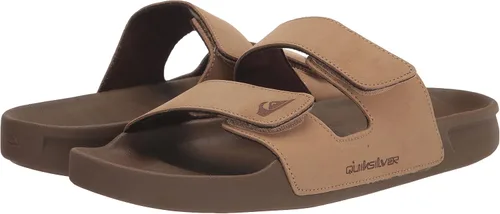 Vista 7 de Quiksilver Rivi - Sandalias de cuero con doble ajuste para hombre