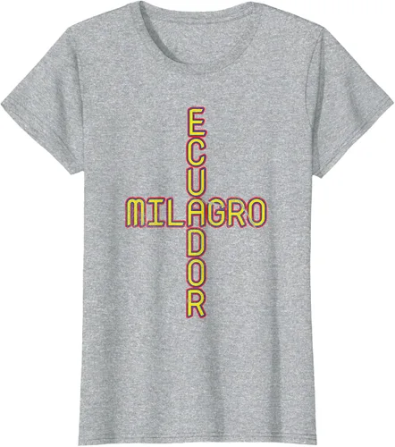 Vista 21 de Milagro Ecuador Travel, Orgullo, Bandera de Ecuador, Camiseta Milagro, Negro