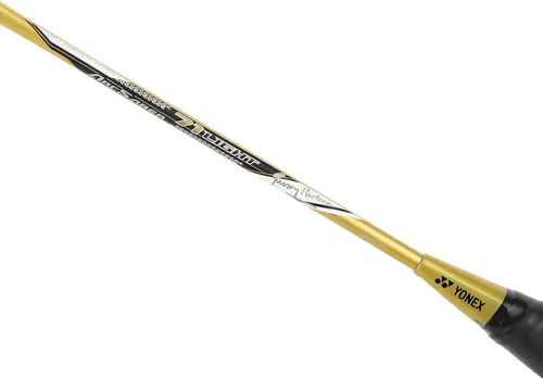 Vista 3 de Yonex Arcsaber 71 Raquet de bádminton grafito claro con cubierta completa gratis (2.72 oz, 30 libras de tensión)