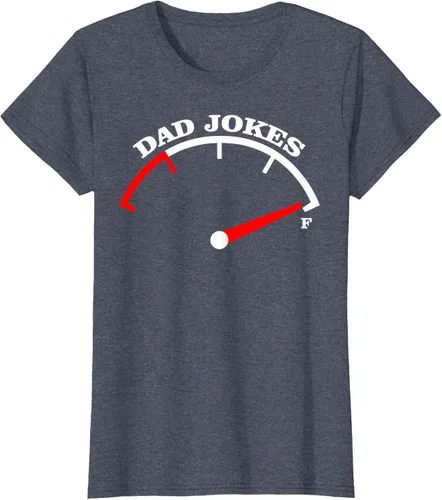 Vista 36 de Día del Padre Dad Jokes Fuel Car Pun Cargando Camiseta Padre, Negro