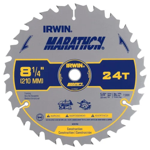Vista 13 de IRWIN Tools Marathon WeldTec Hoja de sierra circular, 5-3/8 pulgadas, 18 dientes (4935203)