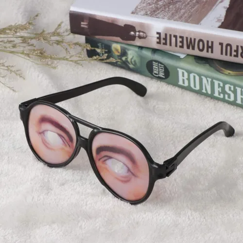 Vista 2 de KESYOO Gafas novedosas para fiesta de Halloween, gafas divertidas con ojos disfrazados para adultos, 2