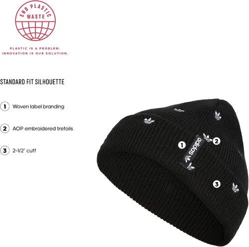 Vista 2 de adidas Originals AOP Embroidery Cuff Fold Beanie