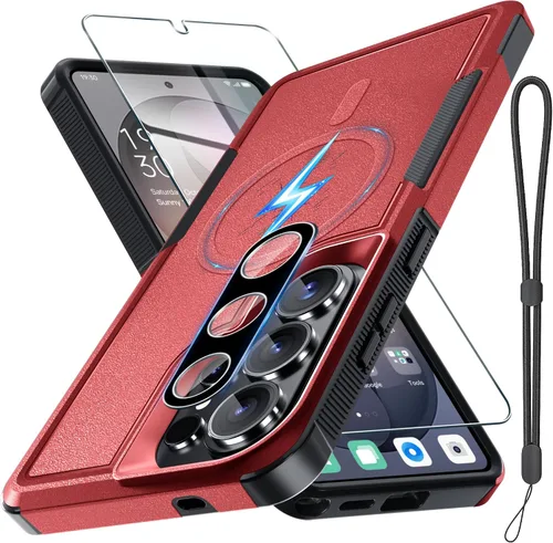 Vista 52 de Funda para Samsung Galaxy S24 FE, Cuerpo Completo Resistente de Servicio Pesado Robusta a Prueba de Golpes Funda Protectora para Teléfono con Correa