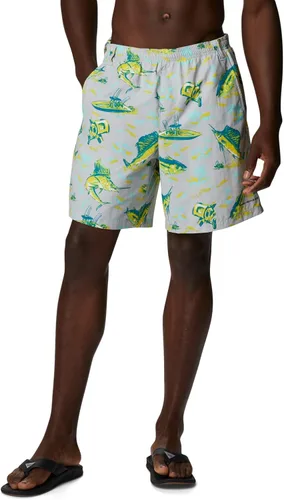 Vista 37 de Columbia Super Backcast - Pantalón corto de agua para hombre Impresión de tinte negro
