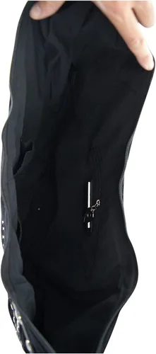 Vista 3 de Gypsy Gothic Witch Moon - Bolso Hobo holgado de terciopelo negro, Negro