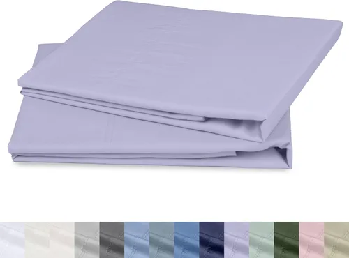 Vista 18 de California Design Den Juego de 2 fundas de almohada de 100 % algodón orgánico tamaño Queen/estándar, suaves y nítidas fundas de almohada de algodón