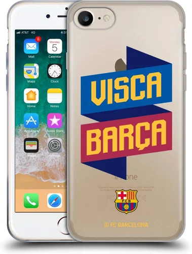 Vista 41 de Head Case Designs Funda de gel con licencia oficial del FC Barcelona con logotipo y patrón de Forca Barca [protección de grado militar] compatible