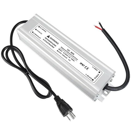 Vista 25 de LightingWill transformador impulsor LED 30 vatios, impermeable IP67, fuente de alimentación, 90-265V CA a 12V CC de baja tensión, adaptador