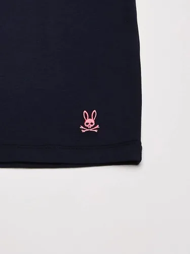 Vista 4 de Psycho Bunny Paquete de 2 camisetas elásticas de algodón con cuello en V