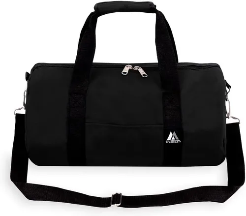 Vista 2 de Everest Lona redonda de 16 pulgadas, color negro, talla única, Negro, talla única , Bolsa redonda de 16 pulgadas