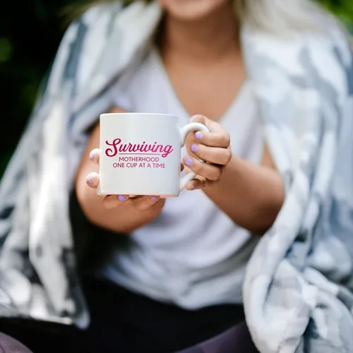 Vista 4 de Pavilion - Taza de café con camuflaje rosa de 15 onzas