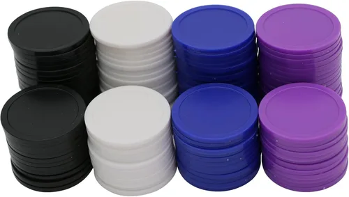 Vista 7 de Caja de 1.37 pulgadas de 120 monedas de conteo para fichas de póquer y monedas de juego (negro, 1.37 pulgadas)
