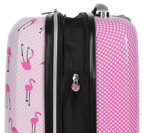 Vista 5 de Betsey Johnson Colección de equipaje a cuadros de 30.0in, extensible resistente a los arañazos (ABS + PC) maleta rígida Bolsa ligera de diseño