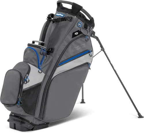 Vista 18 de Bag Boy Chiller Pro - Bolsa híbrida para soporte de golf Negro/Carbón