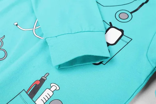 Vista 4 de Zusnxaxe Traje de Navidad para bebés y niñas, uniforme de astronauta médico, disfraz de príncipe con sombrero