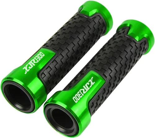 Vista 9 de Empuñaduras de manillar de motocicleta para XJ6 Diversion XJR1300 FJR1300 FJR XJR 1300 CNC Moto Racing Grips Mango de motocicleta y extremos Negro