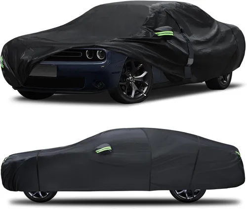 Vista 12 de Funda de auto para Tesla Model 3 2017-2026, 6 capas de cubierta impermeable para todo tipo de clima, cubierta exterior completa para exteriores