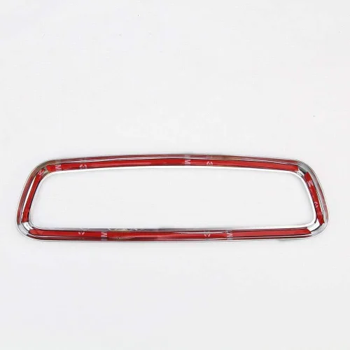 Vista 7 de YIWANG Fibra de carbono/madera de ceniza negra/plata mate para espejo retrovisor interior marco 1 pieza para BMW 3 4 Series X3 X5 X6 F15 F16 F25 F30