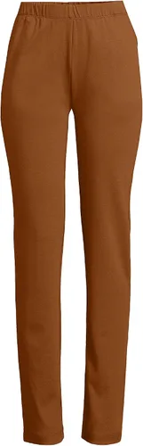 Vista 3 de Lands' End Mujer s Sport Knit Pantalones Russet Brown Regular L, Marrón