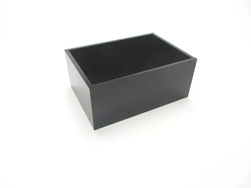 Vista 4 de Lámina de acrílico negro opaco Falken Design BK2025-1-4/1224 12" x 24", 1/4" de espesor