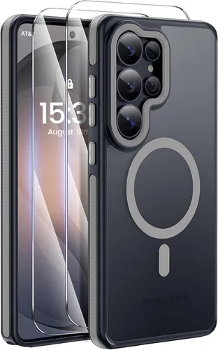Vista 38 de Funda magnética fuerte para iPhone 12 Pro Max [Protección de grado militar de 10 pies] Compatible con MagSafe, funda protectora a prueba de golpes